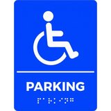 Placute braille PARKING pentru nevazatori